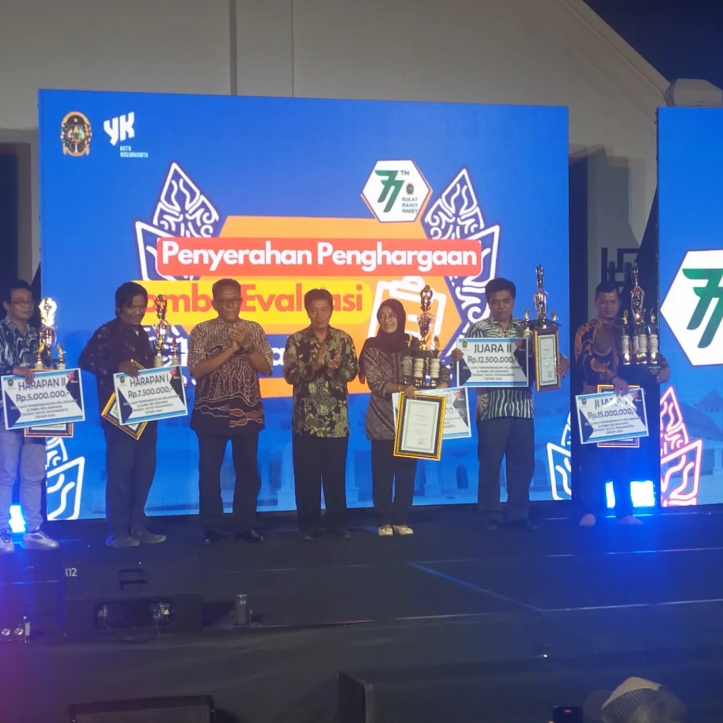 Kelurahan Purwokinanti Kemantren Pakualaman Juara 1 Lomba Evakel Tingkat Kota Yogyakarta