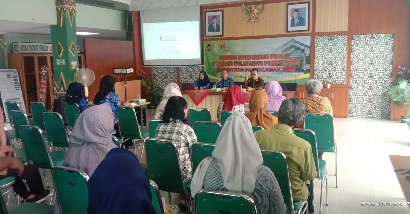 Forum Konsultasi Publik Standar Pelayanan Publik Kemantren Pakualaman Tahun 2024